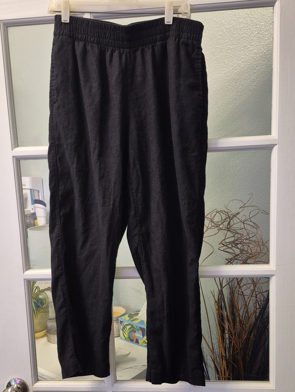 Old Navy Black Women's Elastic Waist Jogger Pants